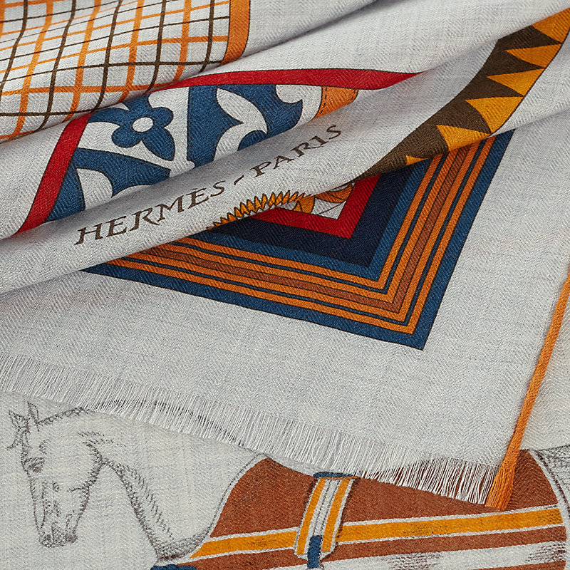 HERMES 素敵すぎるエルメス レクタングル カツォウナ オレンジ MENS